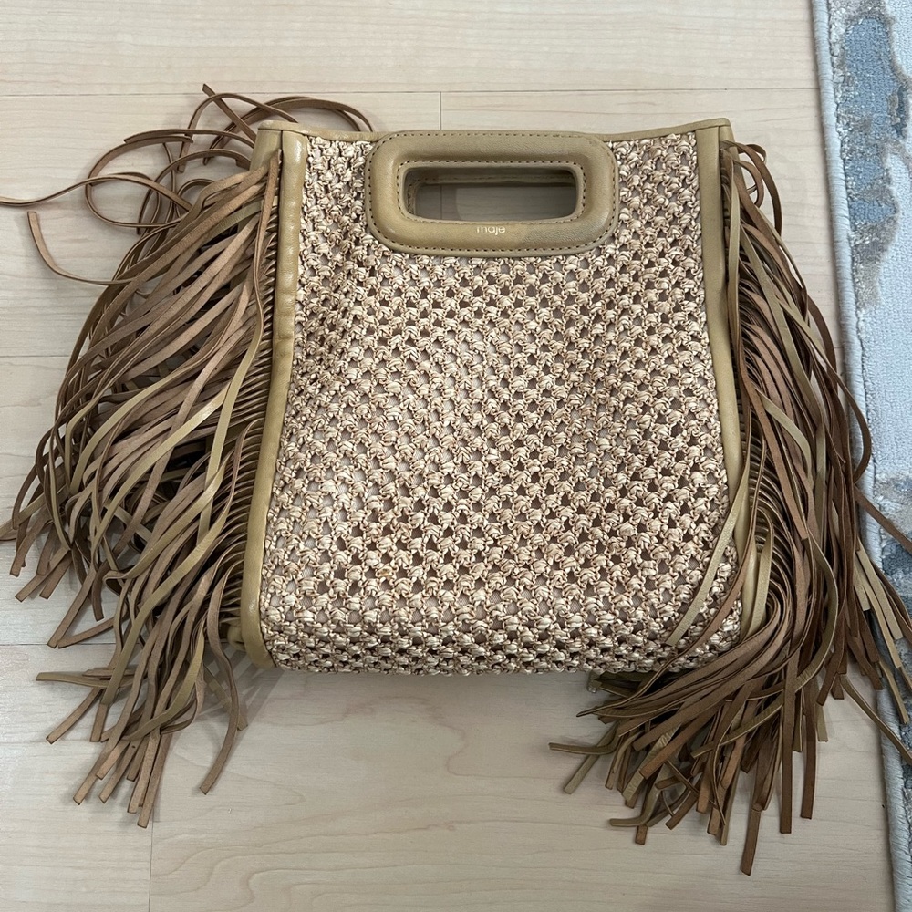 Maje fringe handbag